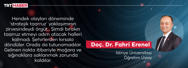 Teröristler mağara ve sığınaklara hapsoldu